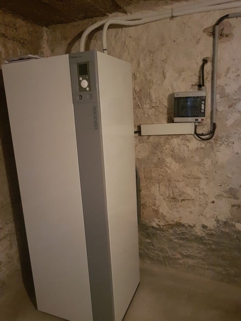 Installation d'une pompe à chaleur air-eau